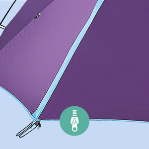 Sable Waterproof Pop-Up Camping Tent SA-HF044 Large opening double zip door